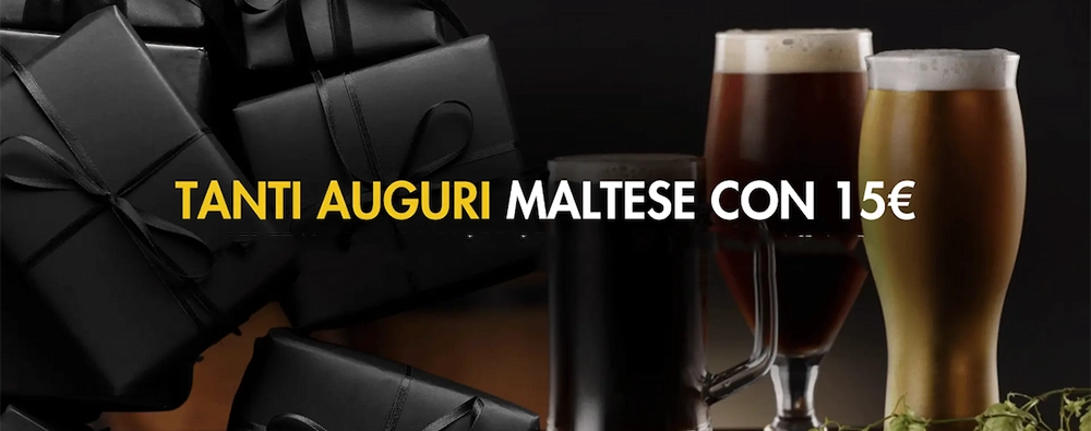 Maltese - Maltese codice sconto da 15€ di compleanno