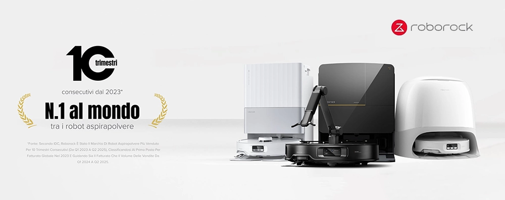 Amazon - Coupon da 100€ su Roborock Saros 10R
