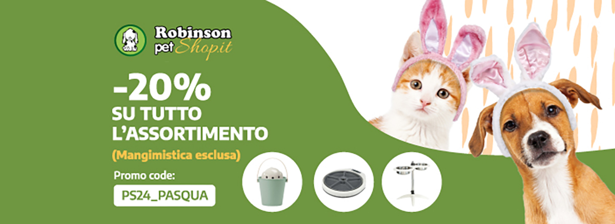 Robinson Pet Shop - Speciale Pasqua: -20% su tutto