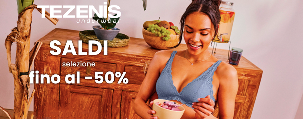 Tezenis - Saldi Tezenis: fino al 50% di sconto