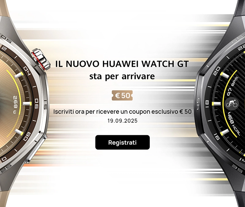 Scopri in anteprima il nuovo smartwatch Huawei Watch GT 6